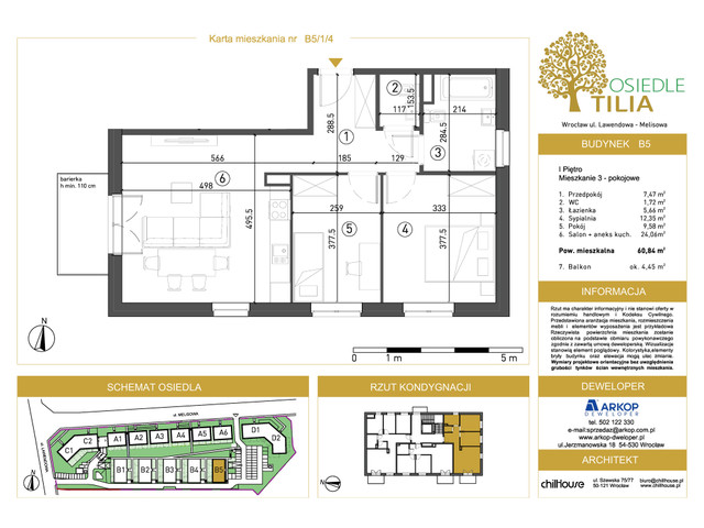 Mieszkanie w inwestycji Osiedle Tilia, symbol B5-B5/1/4 » nportal.pl