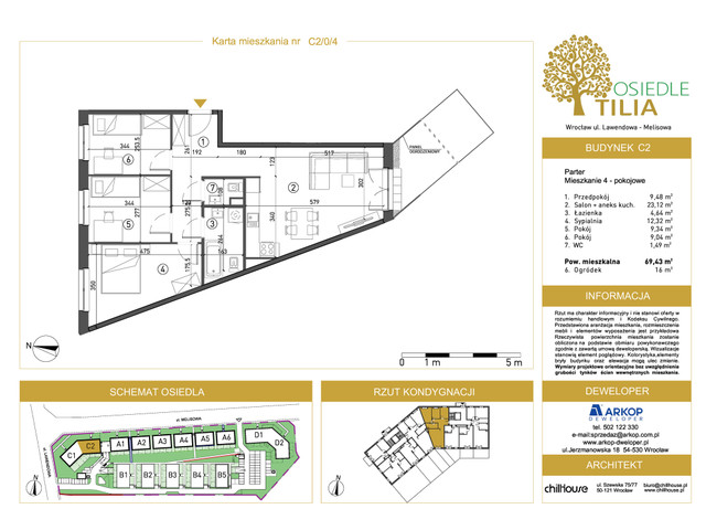 Mieszkanie w inwestycji Osiedle Tilia, symbol C2-C2/0/4 » nportal.pl