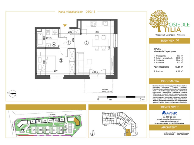 Mieszkanie w inwestycji Osiedle Tilia, symbol D2-D2/2/13 » nportal.pl