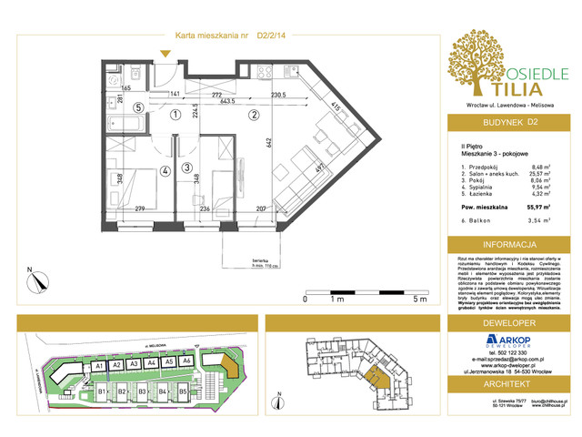 Mieszkanie w inwestycji Osiedle Tilia, symbol D2-D2/2/14 » nportal.pl