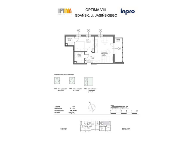 Mieszkanie w inwestycji Optima, symbol B.2.2.1 » nportal.pl