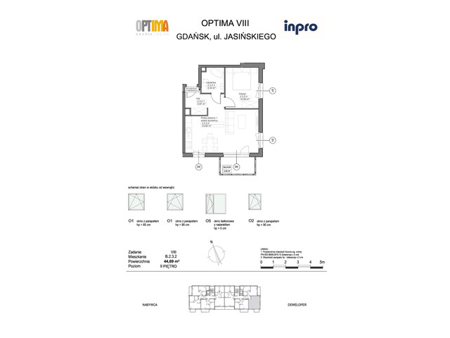 Mieszkanie w inwestycji Optima, symbol B.2.3.2 » nportal.pl