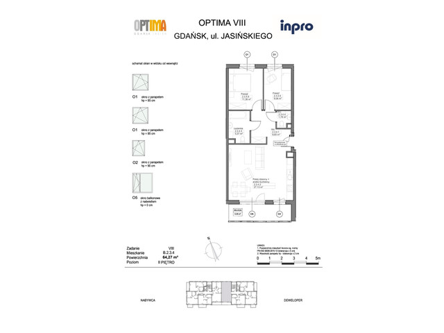 Mieszkanie w inwestycji Optima, symbol B.2.3.4 » nportal.pl