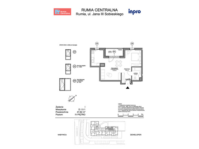 Mieszkanie w inwestycji Rumia Centralna, symbol D.1.5.1 » nportal.pl