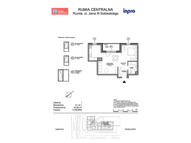 Mieszkanie w inwestycji Rumia Centralna, symbol D.1.6.1 » nportal.pl