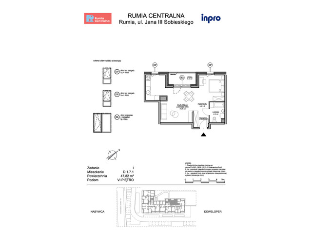 Mieszkanie w inwestycji Rumia Centralna, symbol D.1.7.1 » nportal.pl