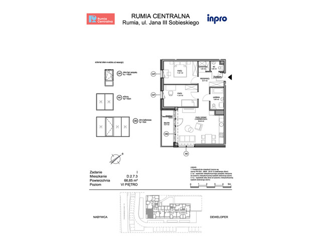 Mieszkanie w inwestycji Rumia Centralna, symbol D.2.7.3 » nportal.pl