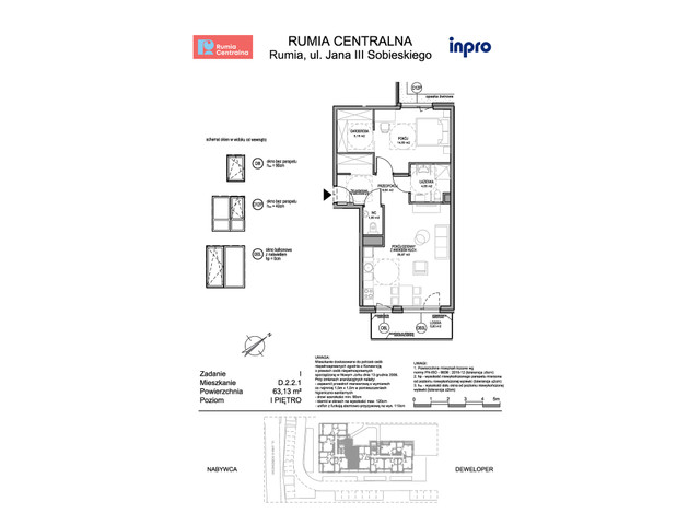 Mieszkanie w inwestycji Rumia Centralna, symbol D.2.2.1 » nportal.pl