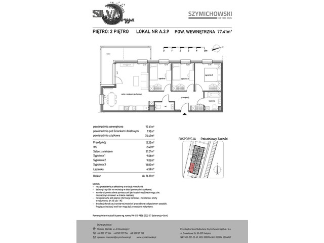 Mieszkanie w inwestycji Silva Straszyn, symbol A-A.3.9 » nportal.pl