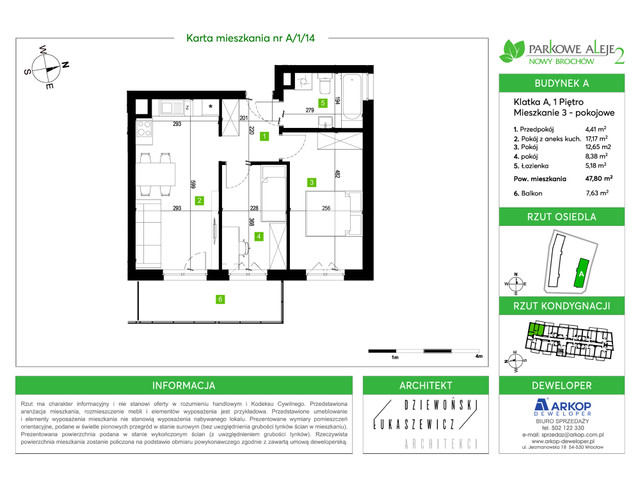 Mieszkanie w inwestycji Osiedle Parkowe Aleje 2, symbol A-A/1/14 » nportal.pl