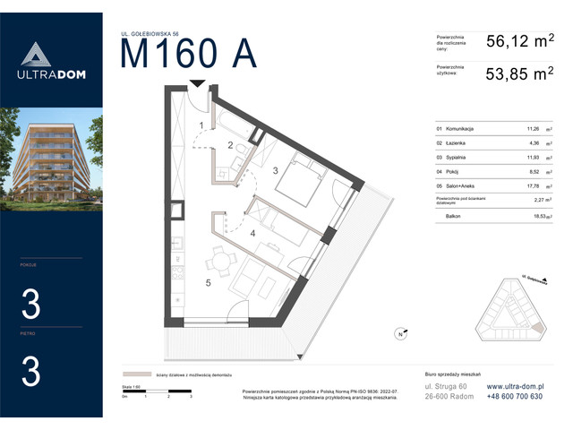 Mieszkanie w inwestycji Ultradom, symbol M160A » nportal.pl