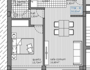 Mieszkanie na sprzedaż, Portugalia Matosinhos, 148 027 dolar (586 186 zł), 50 m2, 90940515