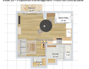 Kawalerka na sprzedaż, Francja Reims, 84 242 dolar (324 333 zł), 28 m2, 93013946