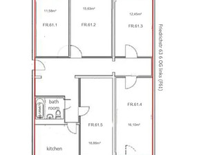 Kawalerka do wynajęcia, Niemcy Berlin Friedrichstraße, 966 dolar (3711 zł), 16 m2, 101126177