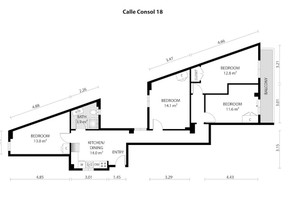 Kawalerka do wynajęcia, Hiszpania Valencia Carrer Consol, 591 dolar (2418 zł), 70 m2, 101526669