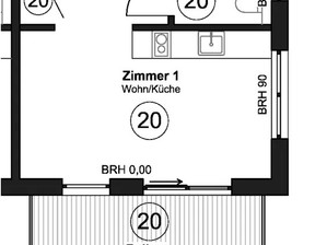 Kawalerka do wynajęcia, Niemcy Berlin Crailsheimer Straße, 1302 dolar (5092 zł), 31 m2, 95220421