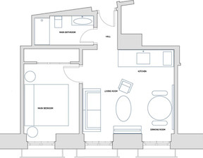 Kawalerka do wynajęcia, Hiszpania Madrid Calle de Fernando VI, 3414 dolar (13 214 zł), 49 m2, 98968477