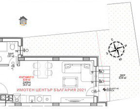 Kawalerka na sprzedaż, Bułgaria София/sofia Малинова долина/Malinova dolina, 73 485 dolar (301 289 zł), 33 m2, 101809870