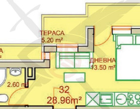 Kawalerka na sprzedaż, Bułgaria София/sofia Студентски град/Studentski grad, 78 903 dolar (322 713 zł), 35 m2, 102271754