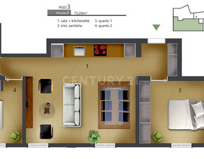 Mieszkanie na sprzedaż, Portugalia Lisboa, 636 741 dolar (2 451 453 zł), 73 m2, 96117804