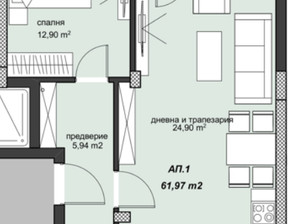 Mieszkanie na sprzedaż, Bułgaria Пловдив/plovdiv Христо Смирненски/Hristo Smirnenski, 81 328 dolar (312 299 zł), 76 m2, 88834081