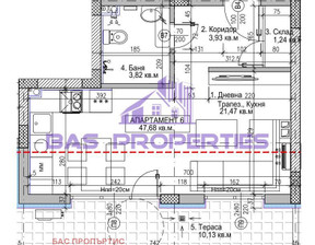 Kawalerka na sprzedaż, Bułgaria София/sofia Модерно предградие/Moderno predgradie, 75 172 dolar (288 660 zł), 55 m2, 98915423