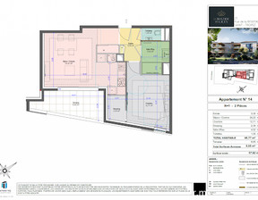 Mieszkanie na sprzedaż, Francja Saint-Tropez, 1 025 856 dolar (4 113 682 zł), 49,64 m2, 101874580