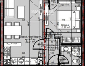 Mieszkanie na sprzedaż, Bułgaria София/sofia Младост /Mladost , 128 367 dolar (525 020 zł), 57 m2, 91793807