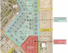 Działka na sprzedaż, Usa Pahrump 1011 Shoshone Drive, 379 000 dolar (1 451 570 zł), 24 281,14 m2, 96167474