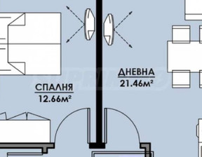 Mieszkanie na sprzedaż, Bułgaria Бургас/burgas Славейков/Slaveykov, 72 283 dolar (295 637 zł), 62 m2, 101914076