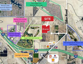 Działka na sprzedaż, Usa Coachella 0 Avenue , 2 900 000 dolar (11 107 000 zł), 141 639,97 m2, 89631591